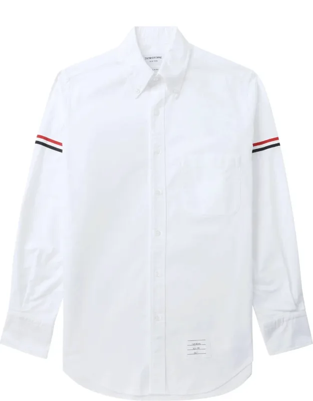 Grosgrain-armband Oxford Shirt