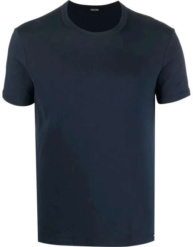 Crew-neck Stretch-cotton T-shirt