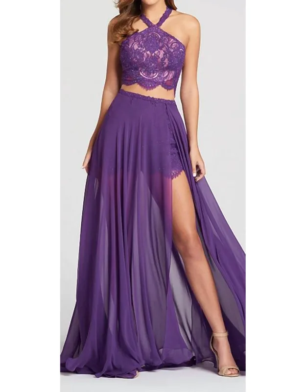 Three-piece Prom Dress