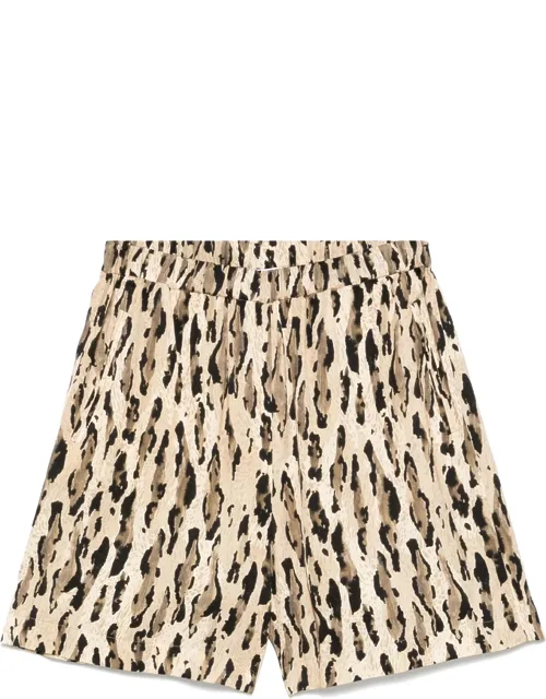 Animal-print Shorts
