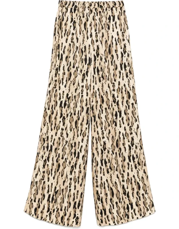 Animal-print Palazzo Pants