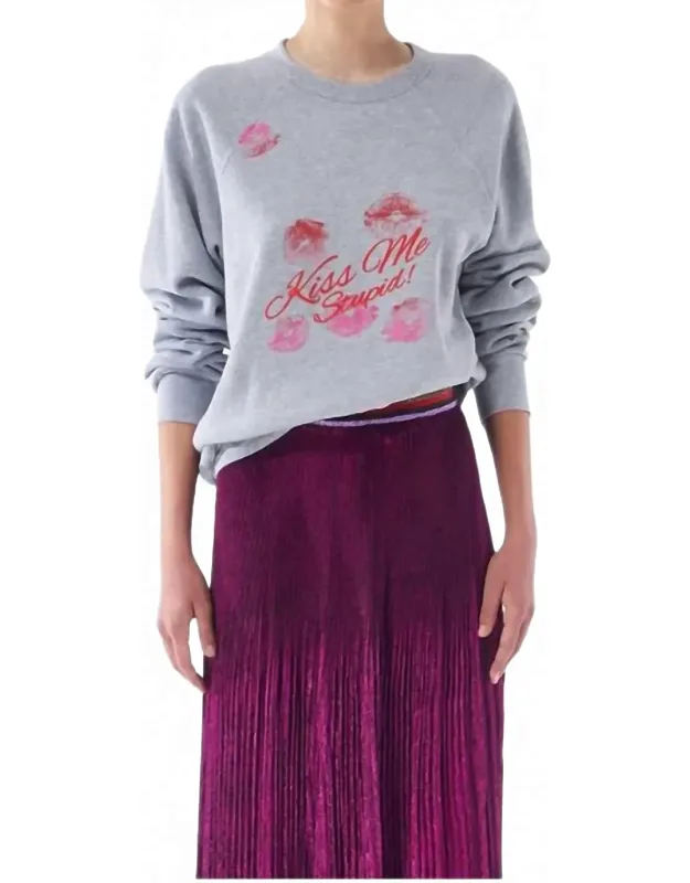 Kiss Me Crew Neck Sweater
