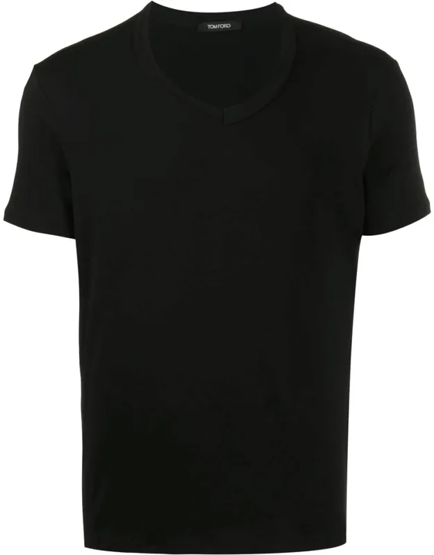 V-neck Cotton T-shirt