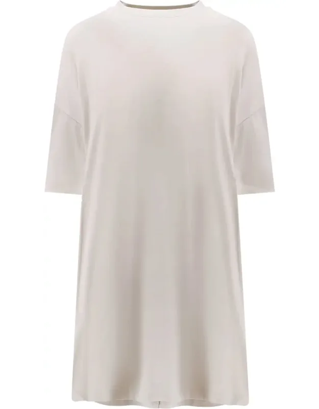 Cotton Jersey Semi Fitted Short Dress