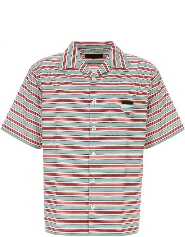 Embroidered Cotton Blend Shirt