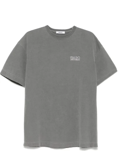 Eraldo Cotton T-shirt With Logo Print And Short Sleeves
