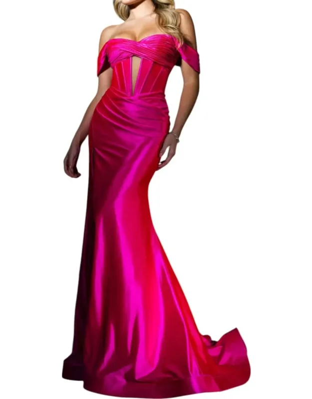 Sweetheart Off Shoulder Prom Dress