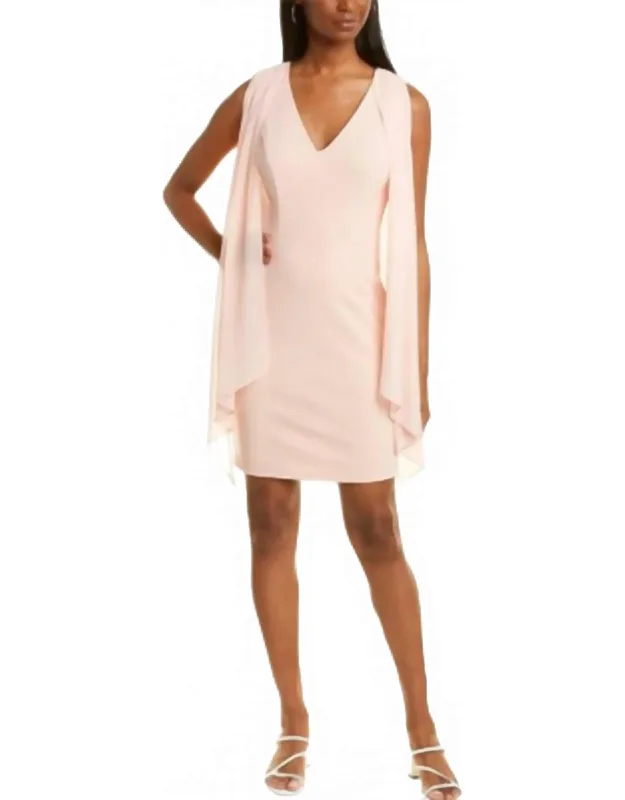 Crepe Sheath Midi Dress