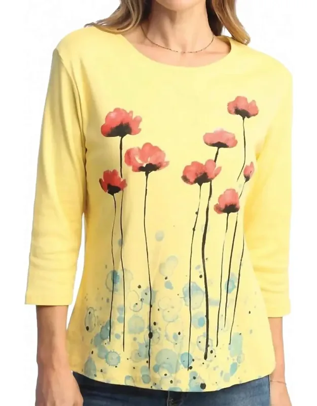 Confetti Printed Cotton Top