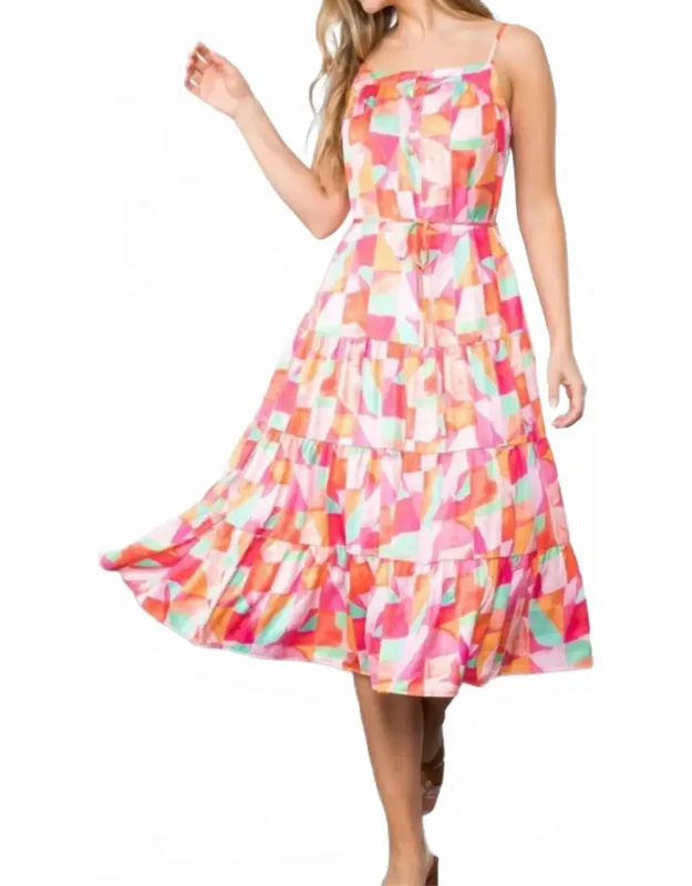 Tiered Midi Dress