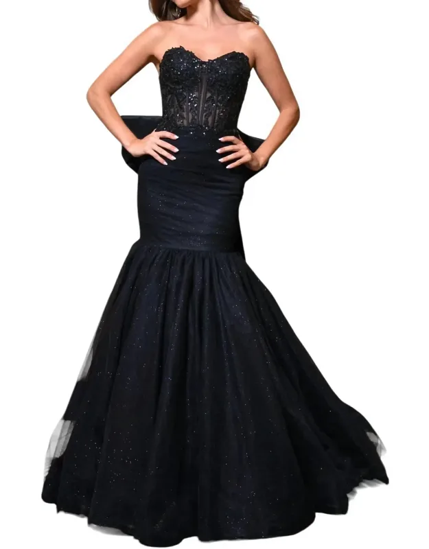 Structured Bodice Mermaid Dress