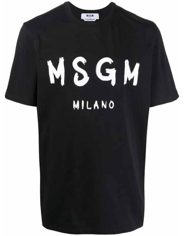 Brushed Logo Cotton T-shirt