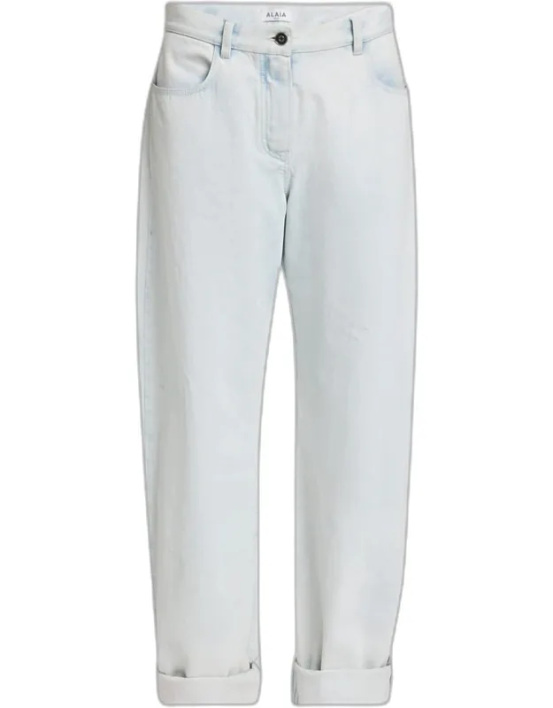 Rounded Low-rise Jeans