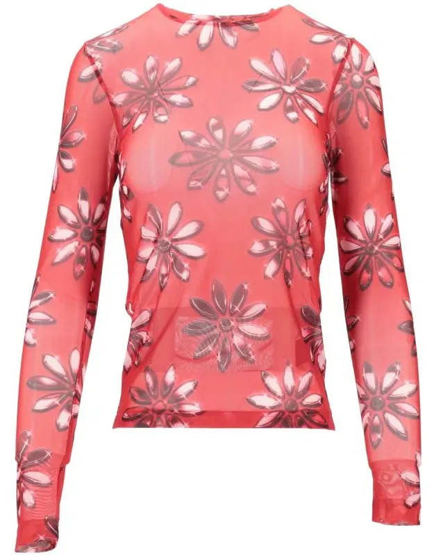 Fitted T-shirt With Long Sleeves