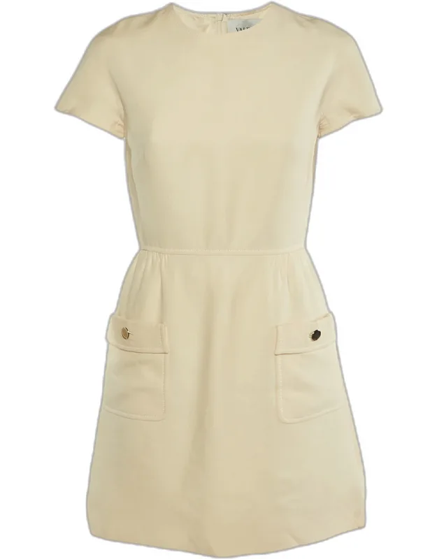 Wool And Silk Knee Length Dress