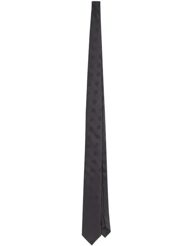 Tie Accessories With Dg Jacquard Pattern, Pure Silk