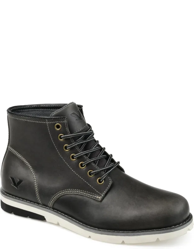 _axel Ankle Boot With Distressed Coloring And Above Ankle Design_