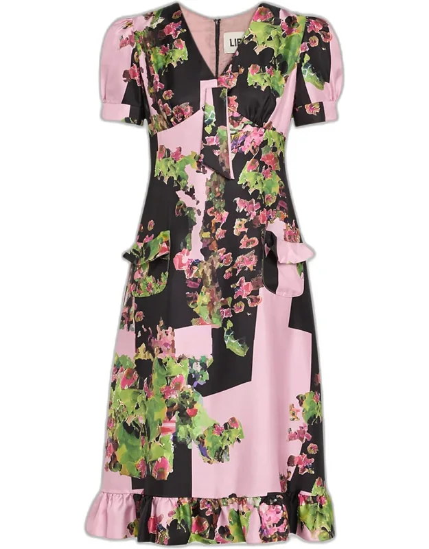 Ruffle Midi Dress