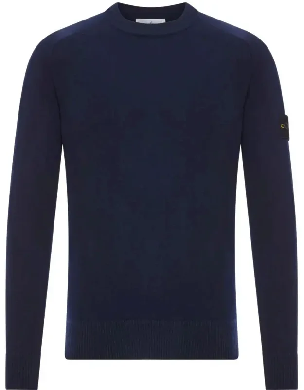 Lightweight Wool Crew Neck Sweater With Raglan Sleeves