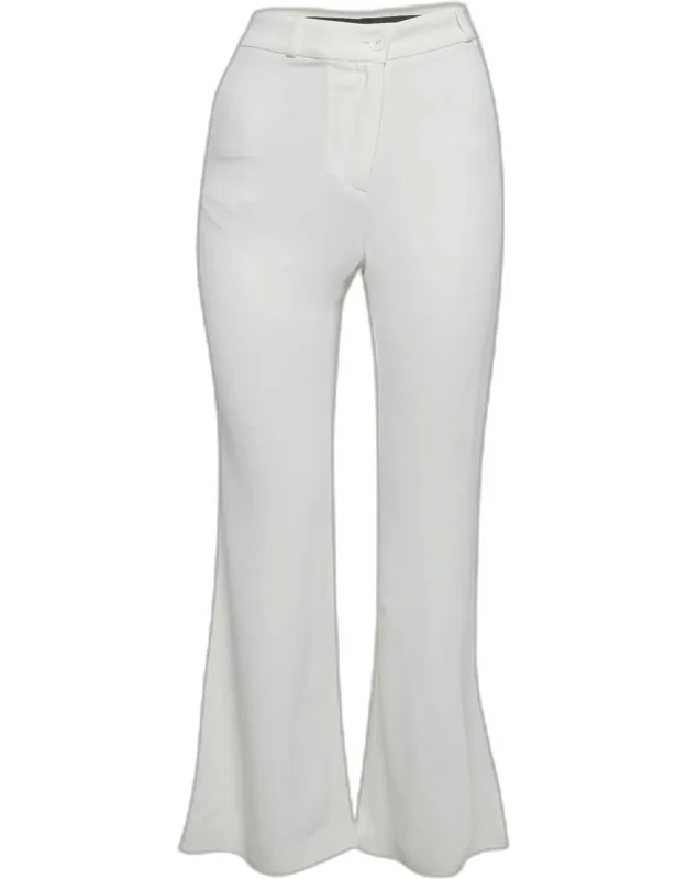 Crepe Flared Leg Pants