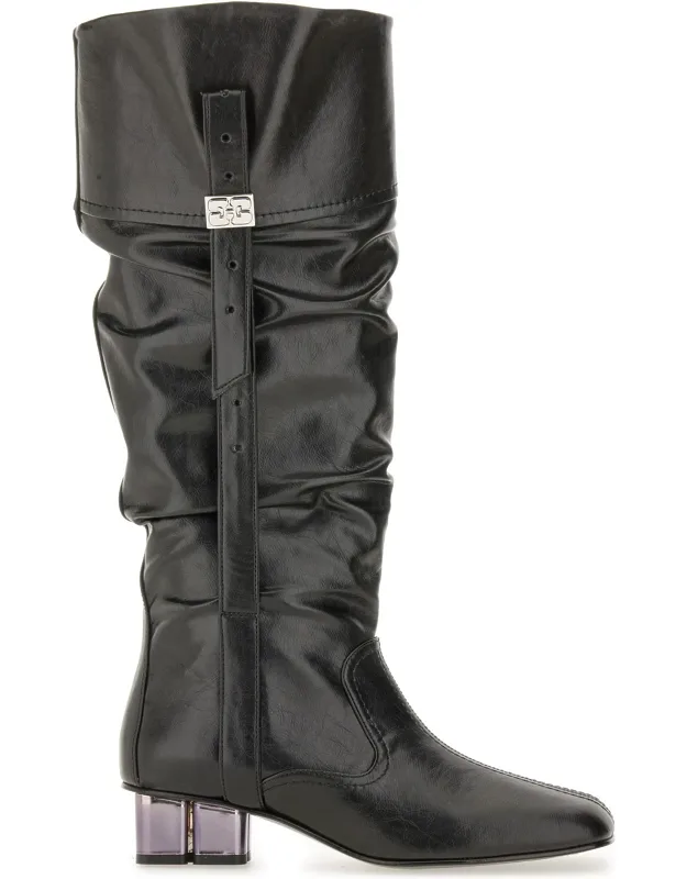 Ganni Slouchy Boot Made In Portugal