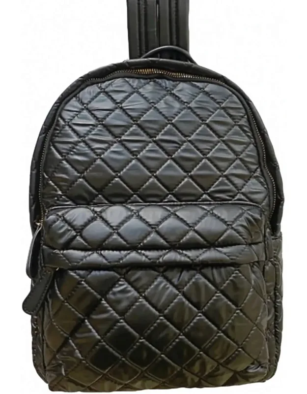 The Quilted Backpack