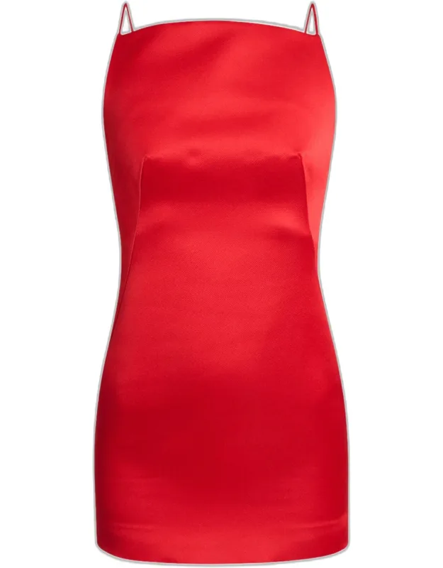 Satin Mini Dress