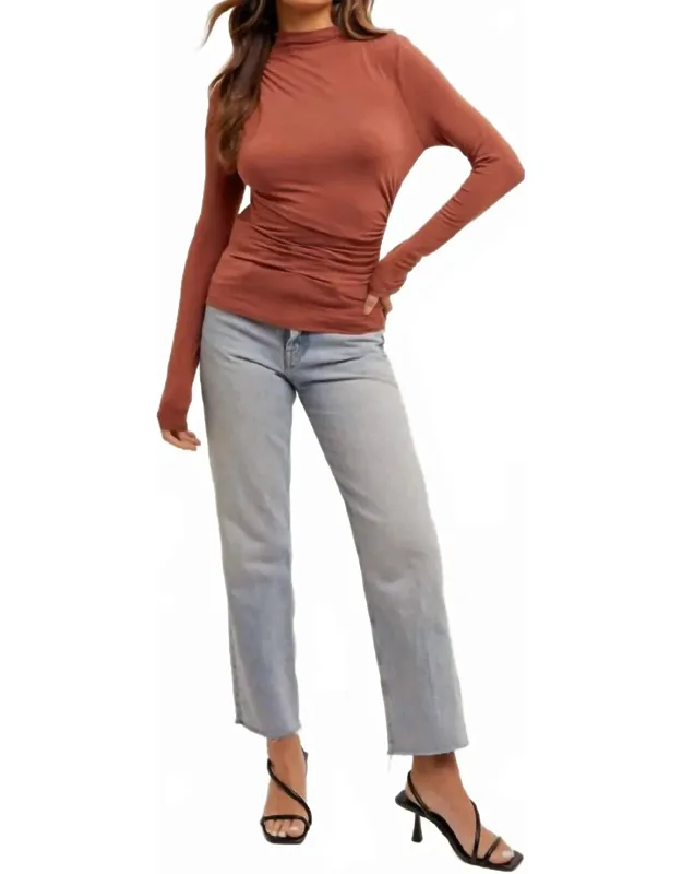 Ruched And Ready Top
