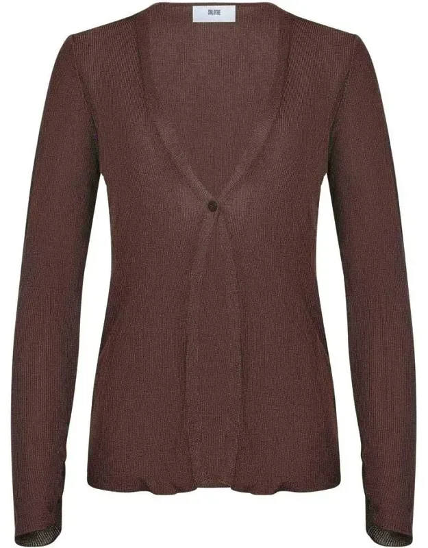 Sweater Semi-transparent Wide V-neck