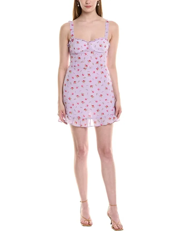 Tie Shoulder Mini Dress