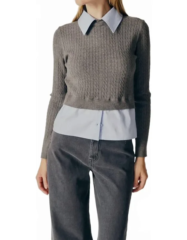 Amsonia 2 In 1 Shirt Jumper