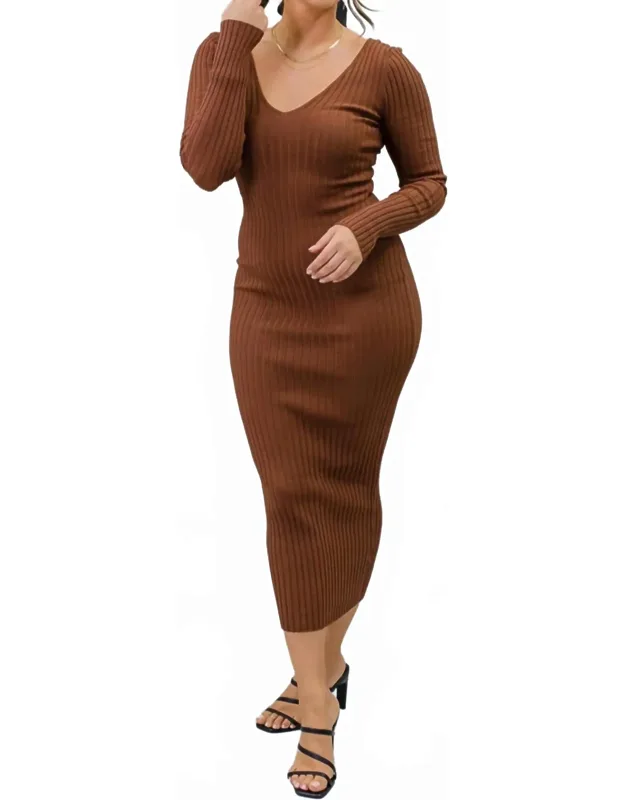 Ribbed Allure Dress