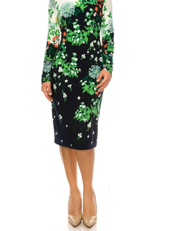Floral Sheath Dress