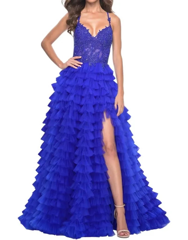 Ruffle Tulle Tiered Skirt