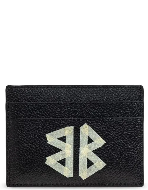 Leather Cash Card Holder With Four Card Slots And Interior Pocket