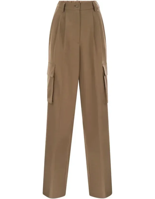 Soft Wool Cargo Pants