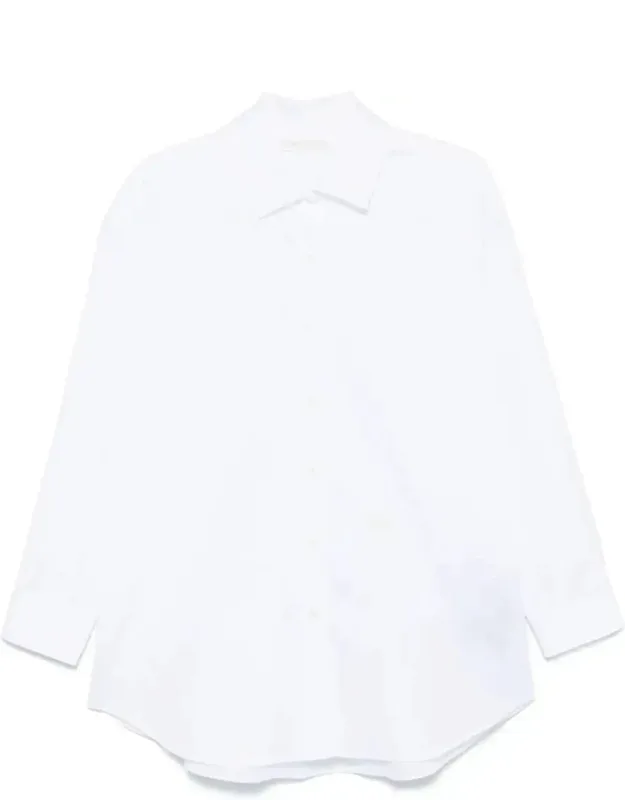 Monogram-embroidered Loose Shirt