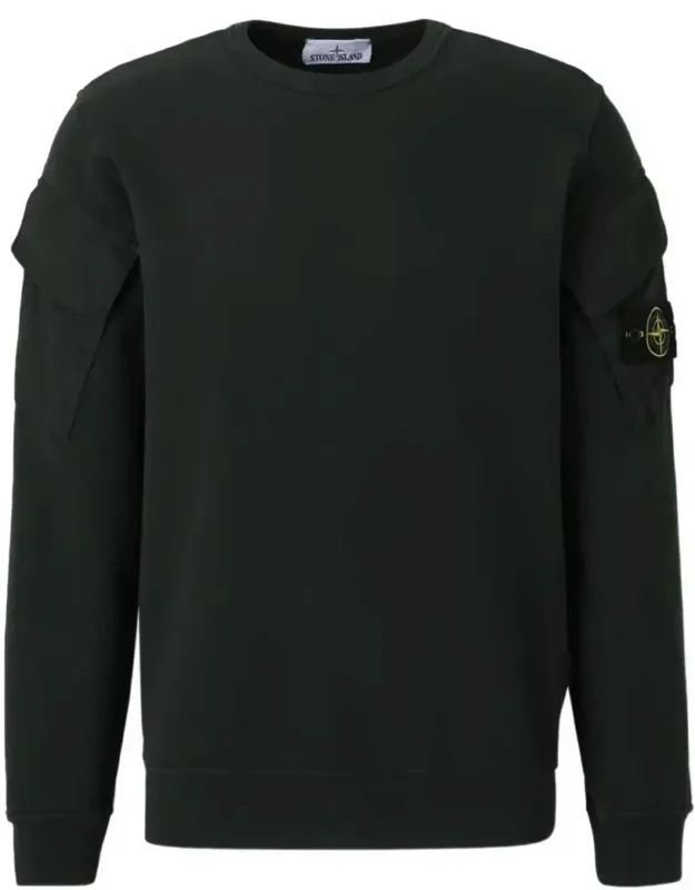 Cenere Gb Eco-sustainable Sweatshirt With Flap Pocket