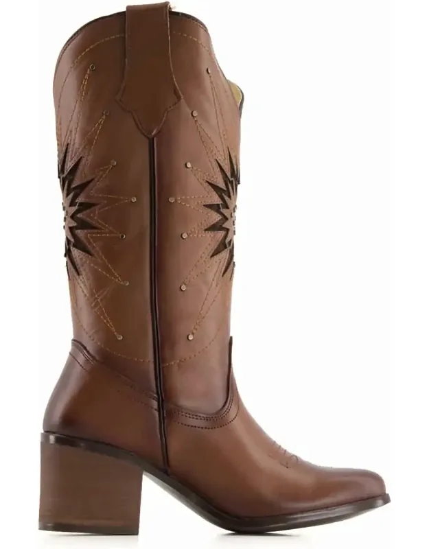 Leather Western Boots