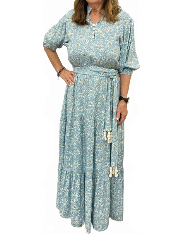 Floral Margarita Roma Long Dress