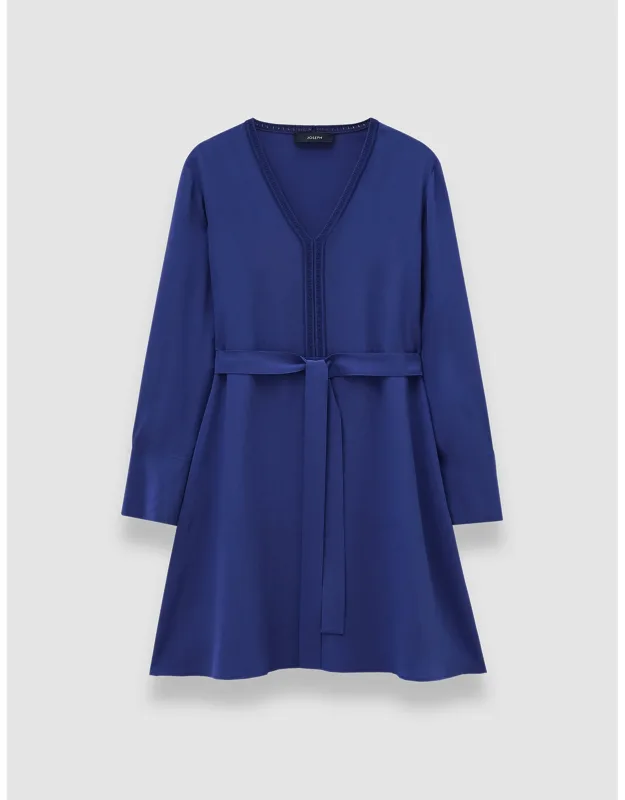 Crepe De Soie Silk Dress