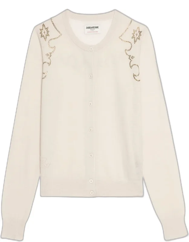 Missya Western Strass Cashmere Cardigan