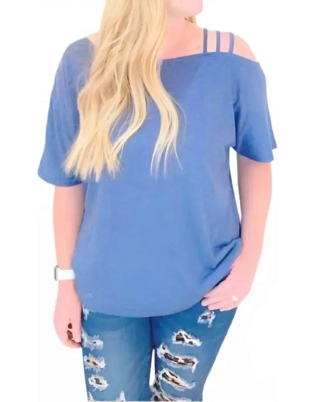 One Shoulder Strappy Top
