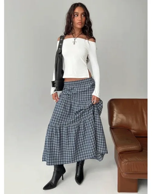 Tiered Midi Skirt