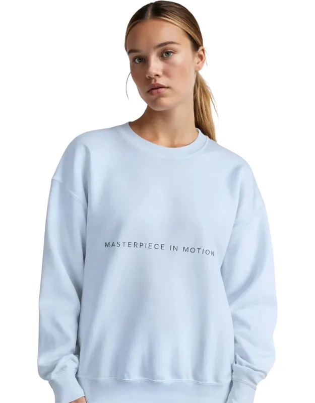 Ria Heavy Cotton Crewneck Sweatshirt - Cozy And Stylish Option For Colder Months, Classic Fit For Comfort And Durability