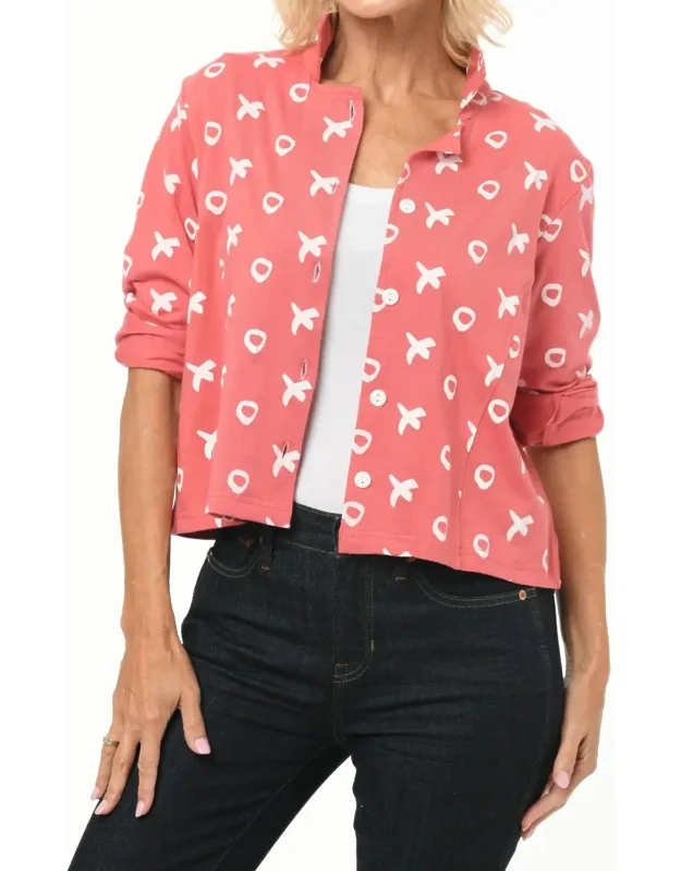 Pablo Jacket - Stylish Long Sleeve With Graphic Pattern