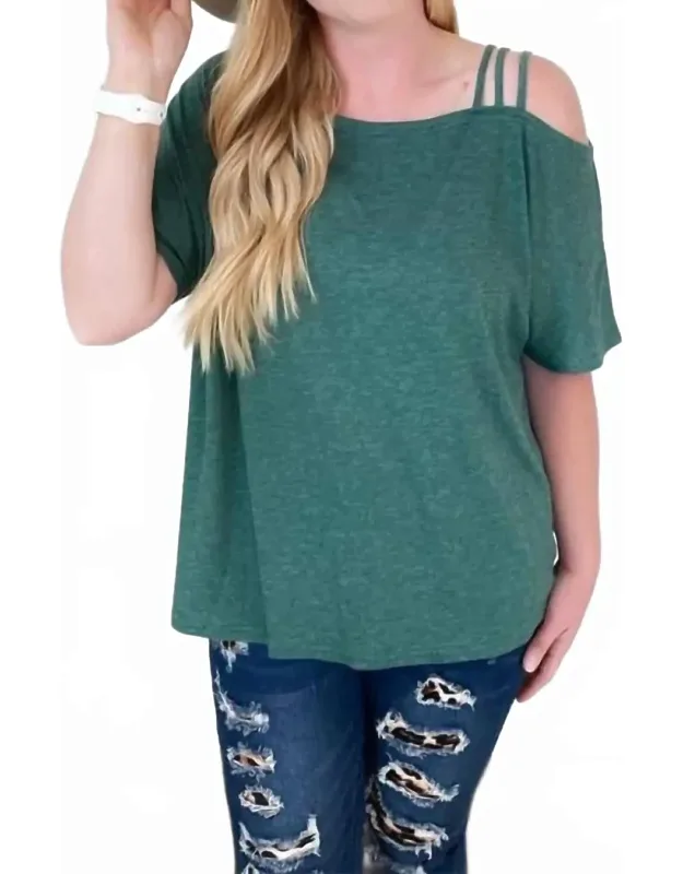 One Shoulder Strappy Top