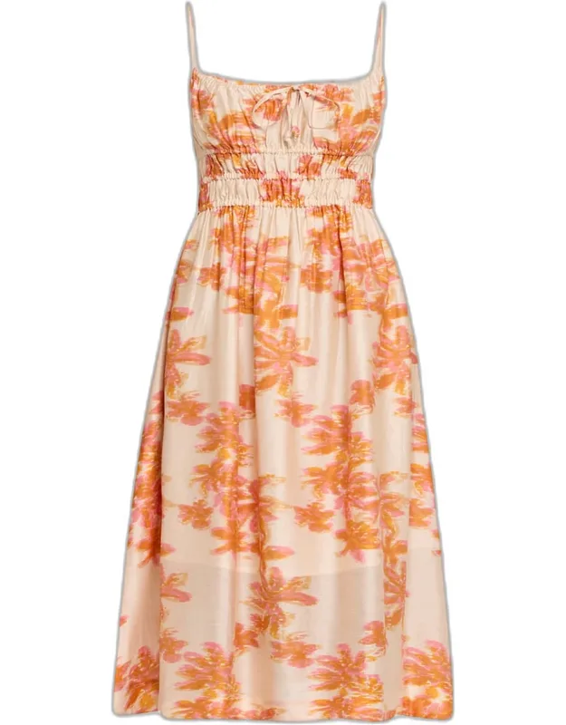Yolanda Mangrove Midi Dress