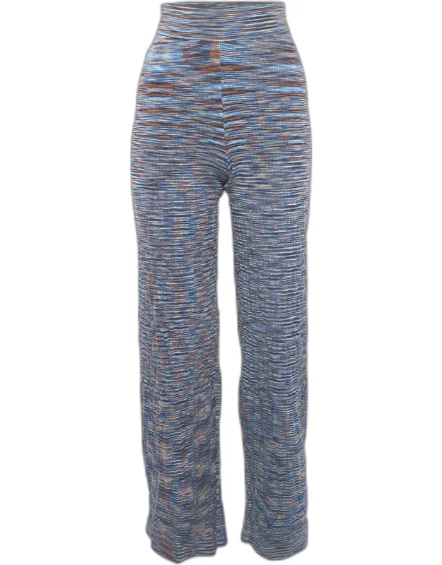 Caicos Multicolor Space Knit Wide-leg Trousers