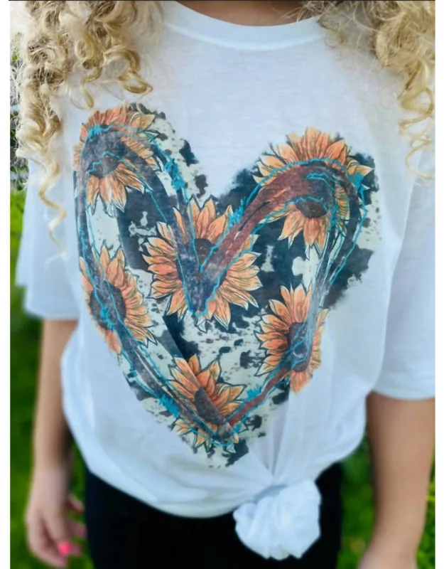 Sunflower Heart Tee